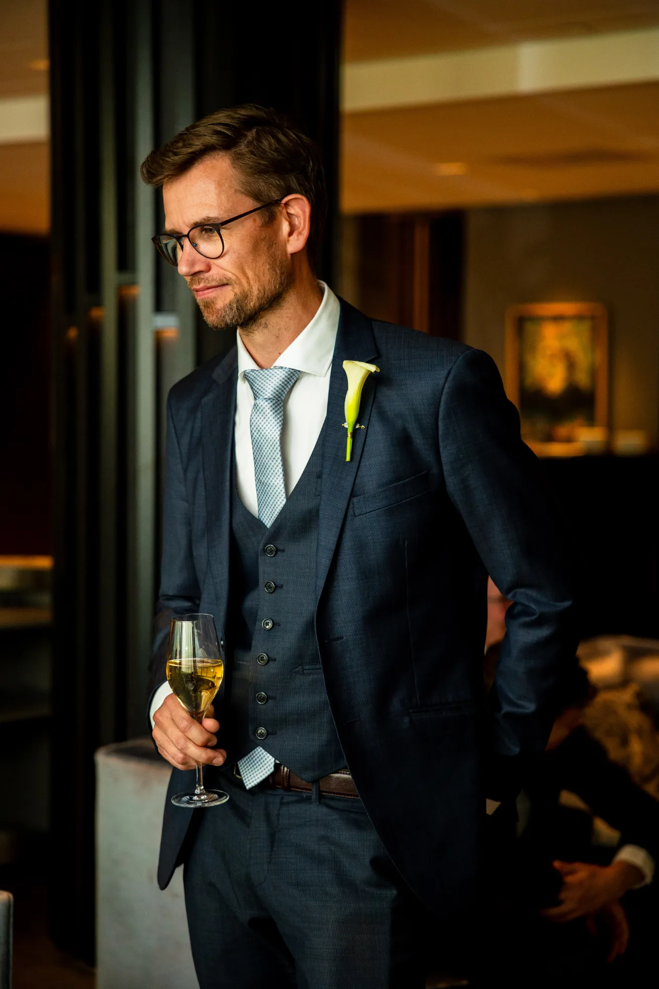 Bryllupsbilde fra Ina & Stein Olav, fotografert av Marte Bjørgum