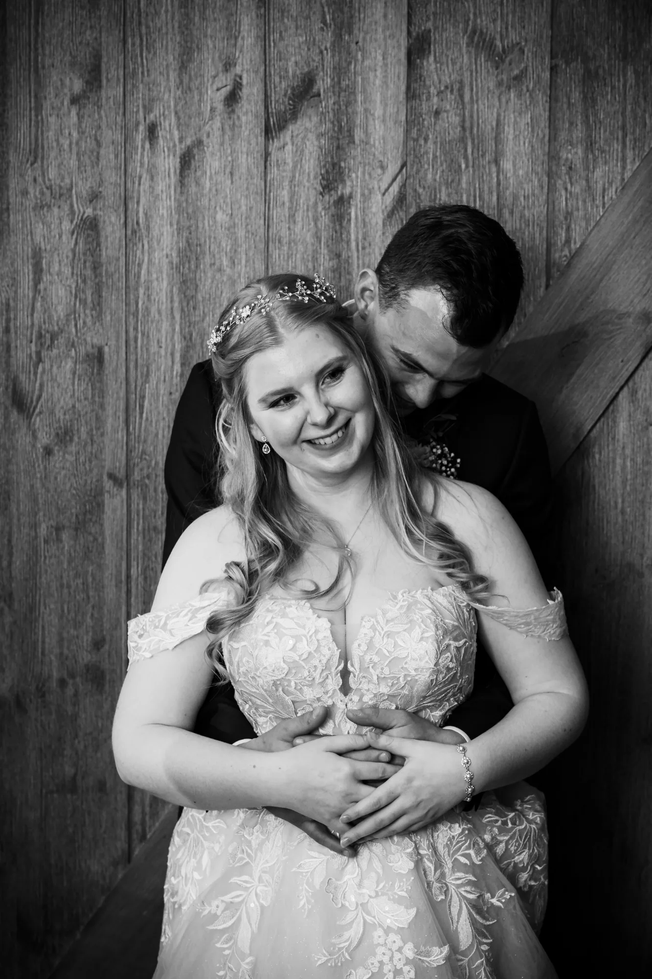 Bryllupsbilde fra Ranveig & Fredrik, fotografert av Marte Bjørgum