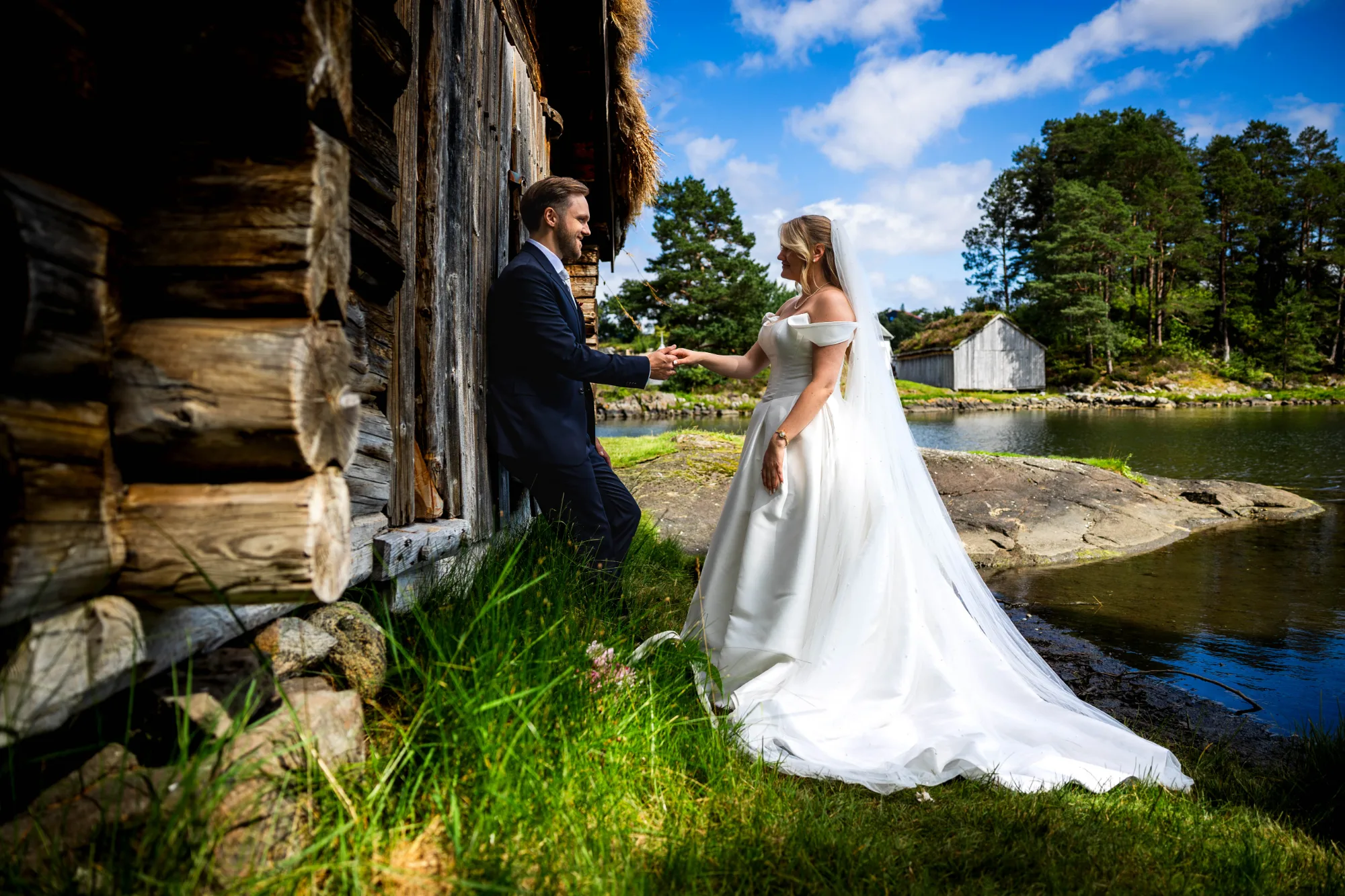 Bryllupsbilde fra Therese & Daniel, 2026, fotografert av Marte Bjørgum