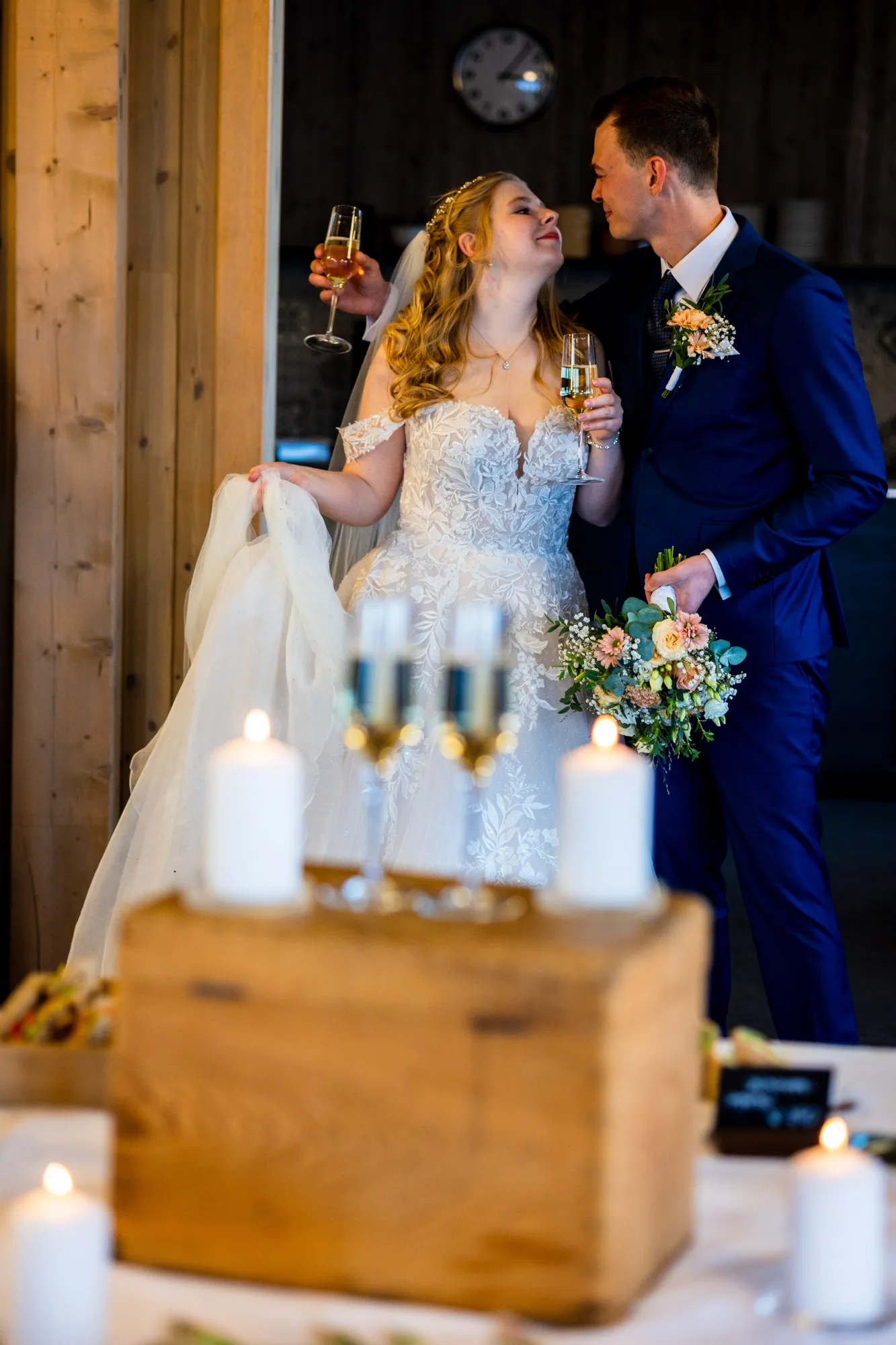 Bryllupsbilde fra Ranveig & Fredrik, fotografert av Marte Bjørgum