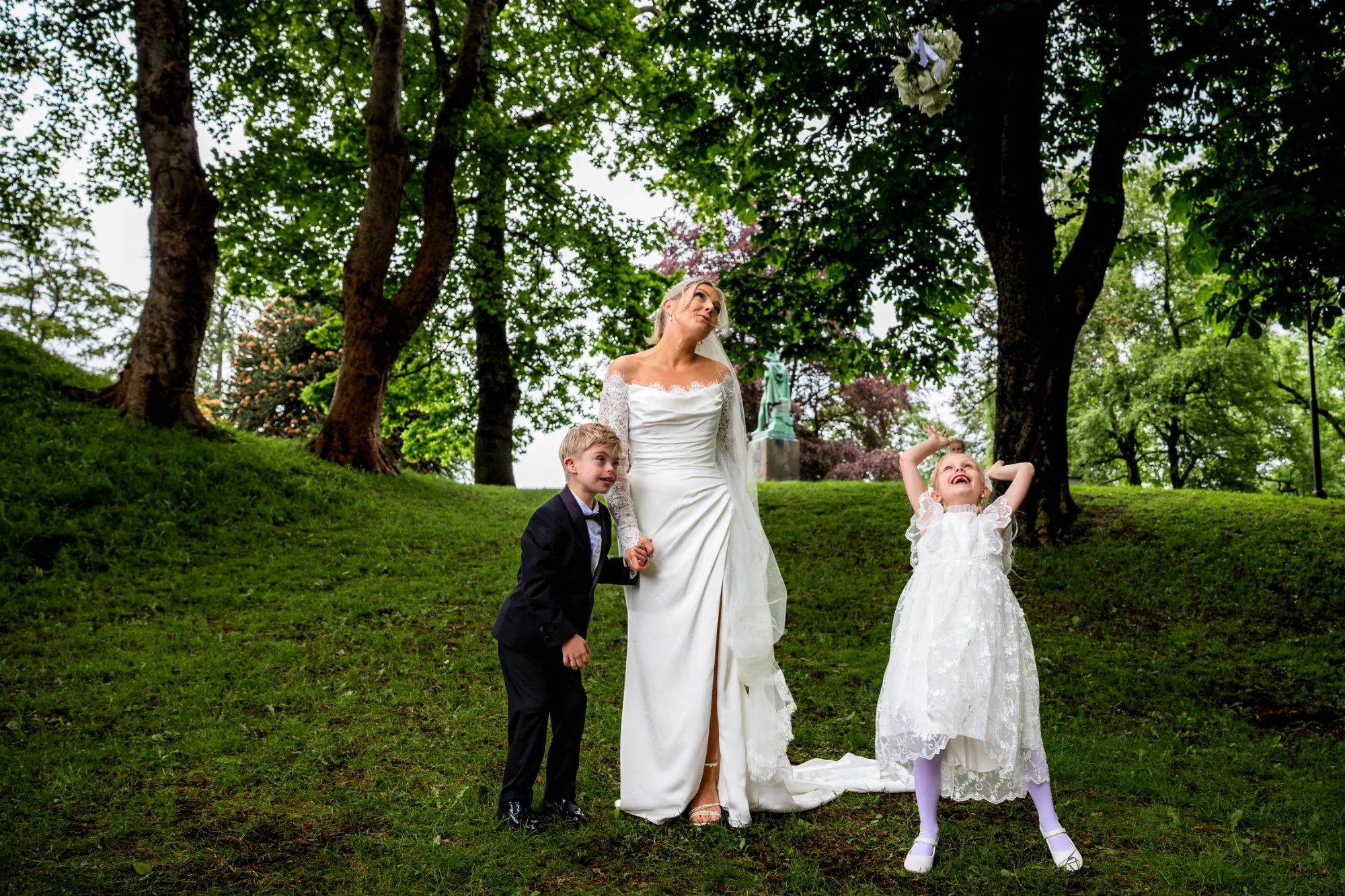 Bryllupsbilde fra Benedicte & Alexander 2026, fotografert av Marte Bjørgum