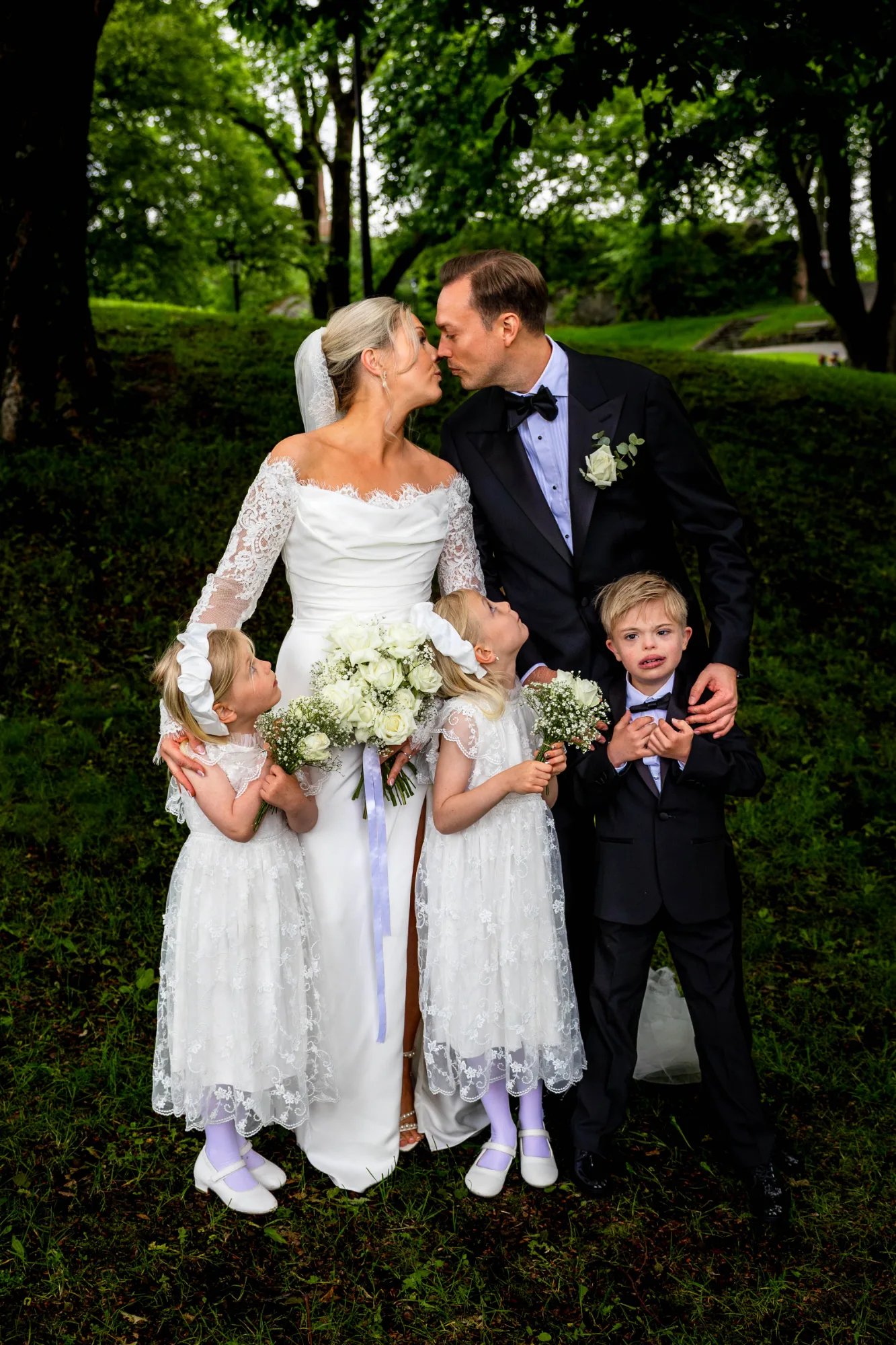 Bryllupsbilde fra Benedicte & Alexander 2026, fotografert av Marte Bjørgum