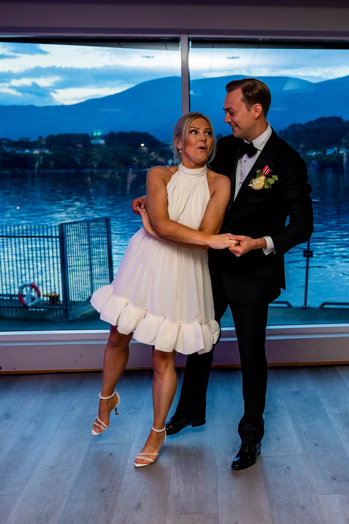 Bryllupsbilde fra Benedicte & Alexander 2026, fotografert av Marte Bjørgum