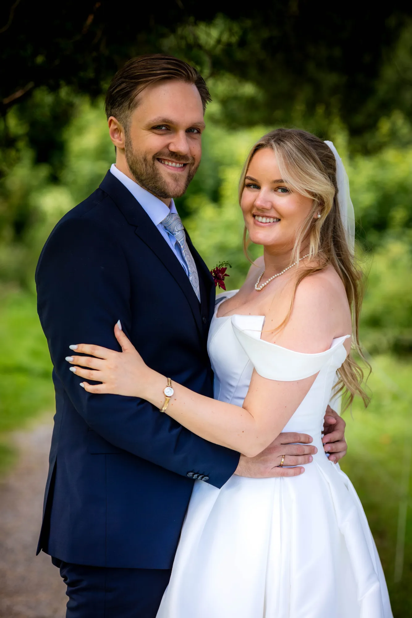 Bryllupsbilde fra Therese & Daniel, 2026, fotografert av Marte Bjørgum