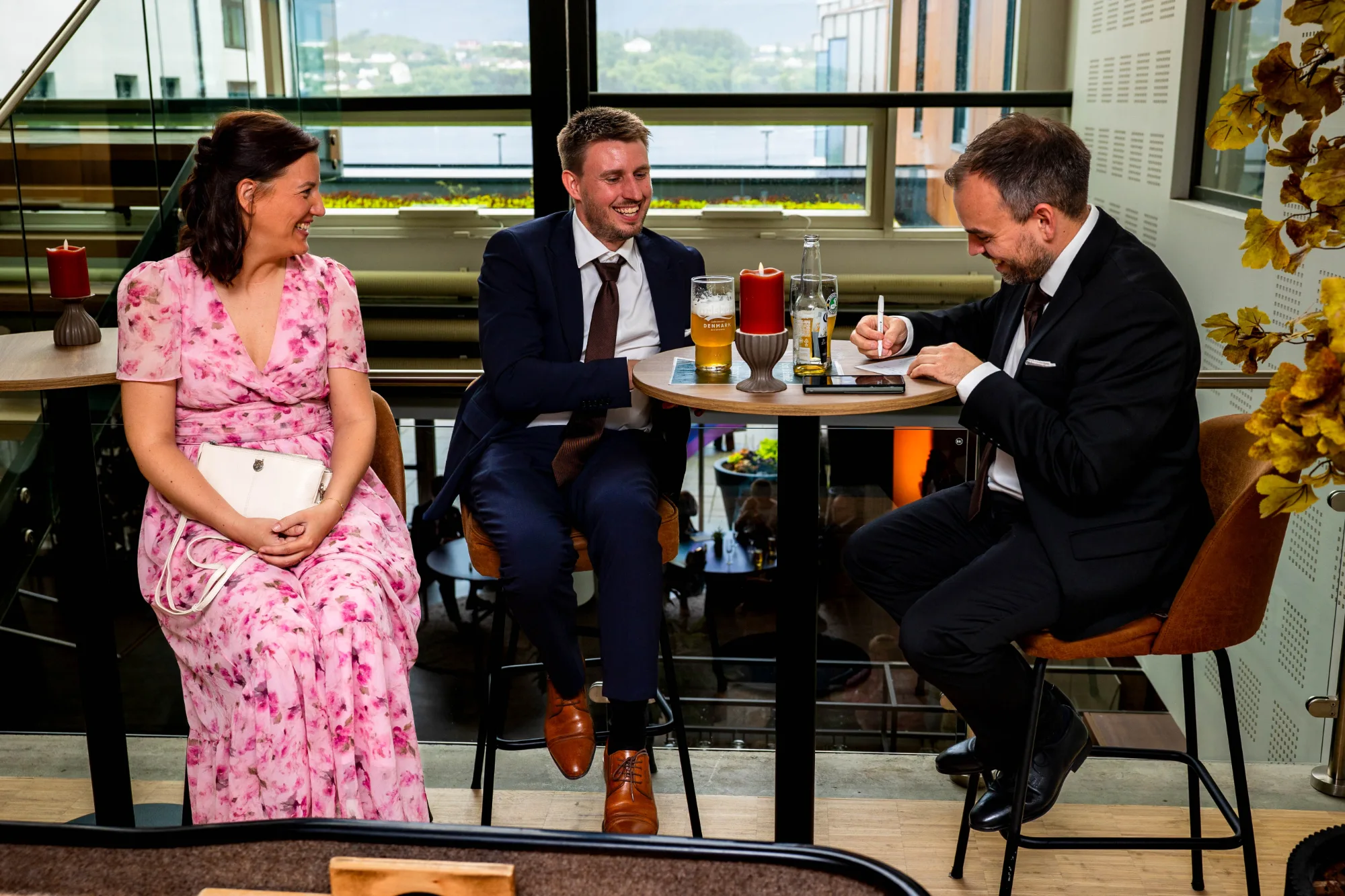Bryllupsbilde fra Benedicte & Alexander 2026, fotografert av Marte Bjørgum