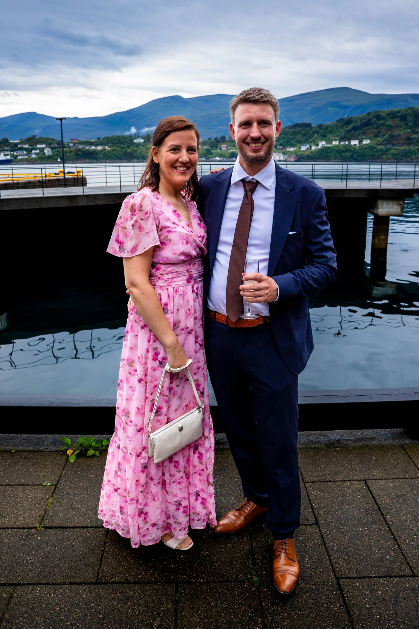 Bryllupsbilde fra Benedicte & Alexander 2026, fotografert av Marte Bjørgum