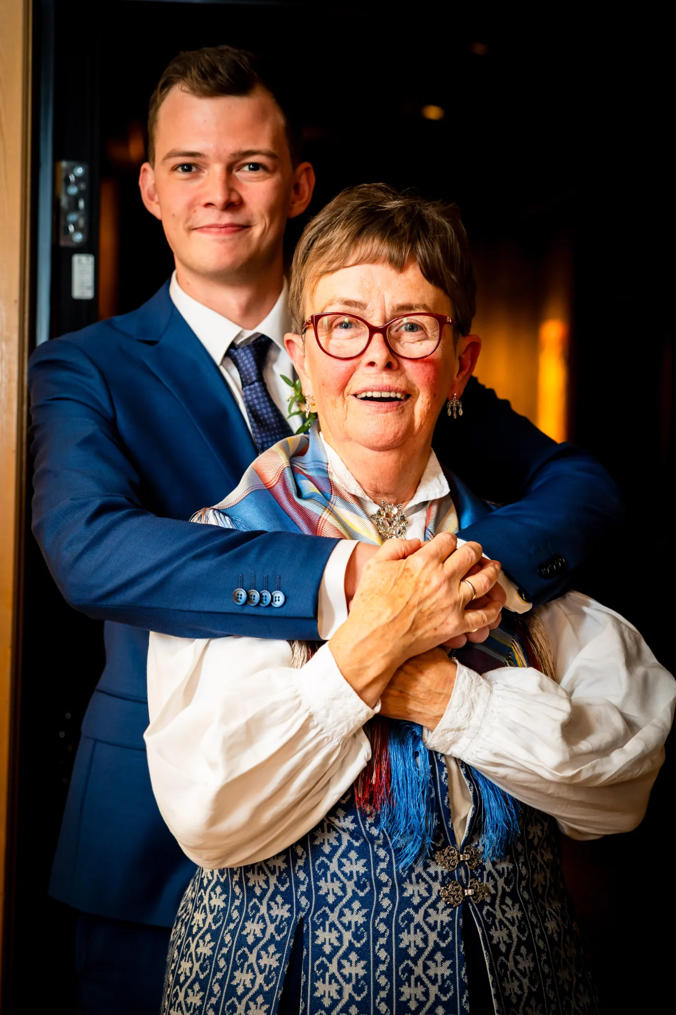 Bryllupsbilde fra Ranveig & Fredrik, fotografert av Marte Bjørgum